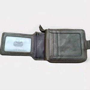 Men's Genuine Leather Wallet | RFID Blocking Wallet for Men (Brown-Bull Captain)